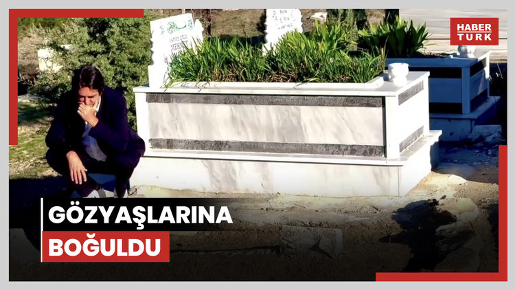 Mahsun Kırmızıgül, Zühre Bazencir'in mezarı başında gözyaşlarına boğuldu