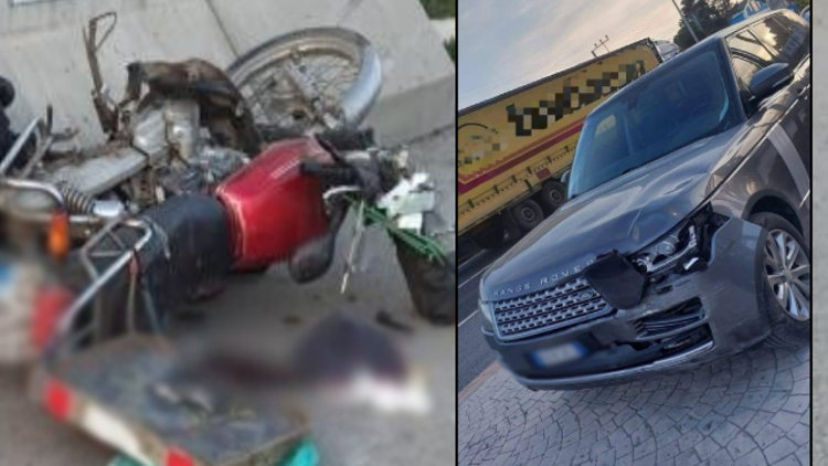 Ordu'da motosiklet ile cipin çarpıştığı kaza kamerada: 2 ölü