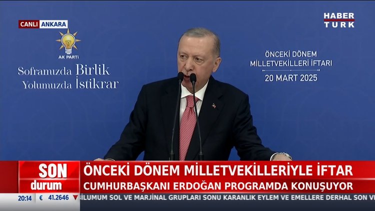 Cumhurbaşkanı Erdoğan'dan açıklamalar