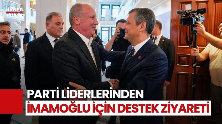 Parti Liderlerinden İmamoğlu İçin Saraçhane'de Destek Ziyaretleri