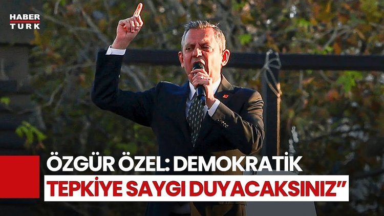 Hükümetten Özel'e Sokak Çağrısı Tepkisi! Özel'den Yanıt Gecikmedi