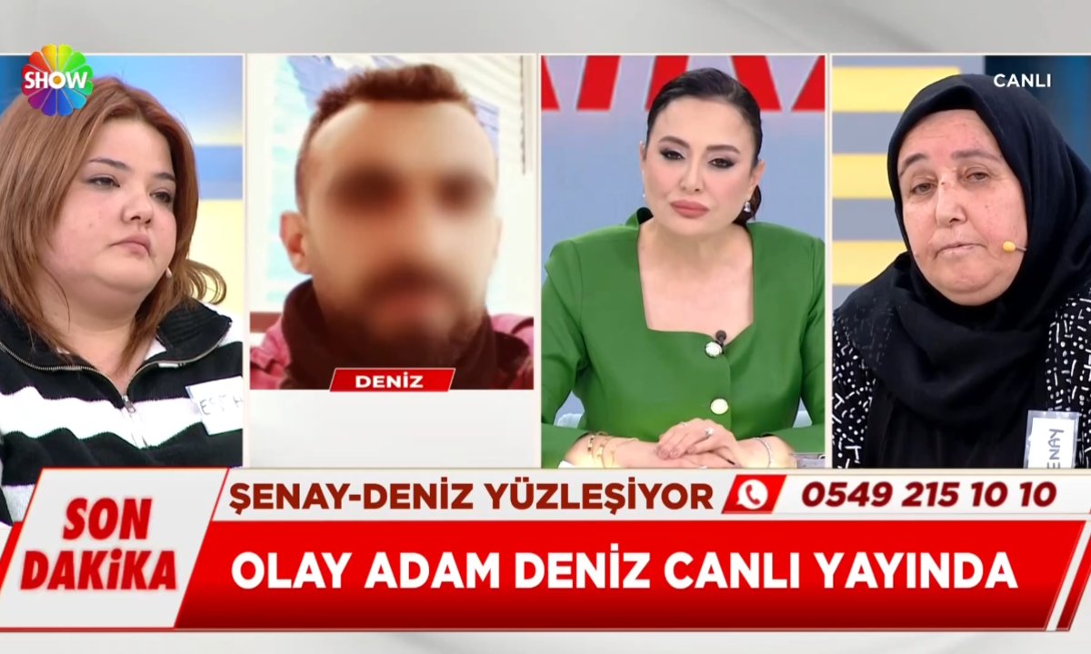 Olay adam Deniz canlı yayında!