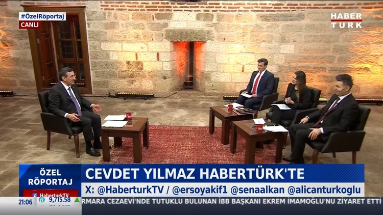 Cumhurbaşkanı Yardımcısı Cevdet Yılmaz'dan Habertürk'e açıklamalar