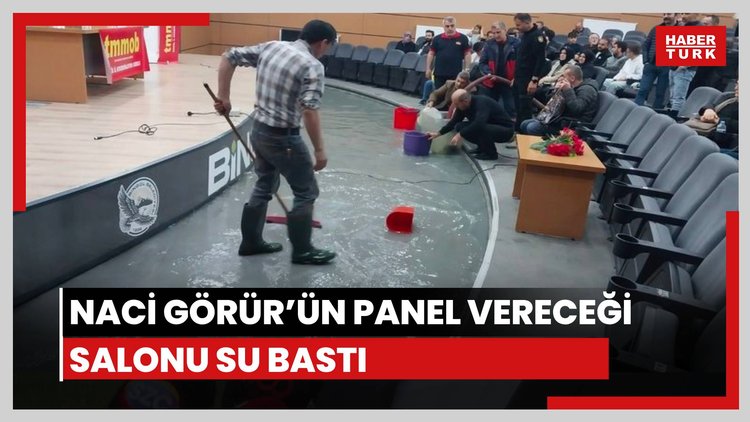 Panel verecekti, su bastı