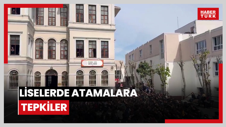 Liselerde atamalara tepkiler