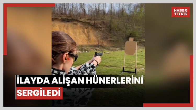 İlayda Alişan hünerlerini sergiledi
