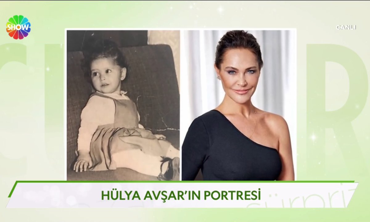 Hülya Avşar'ın portresi!