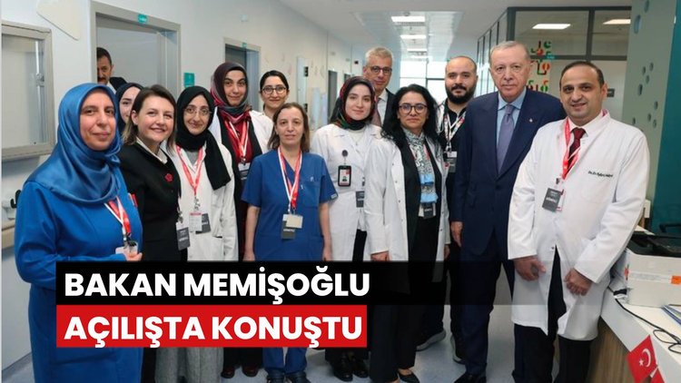 Sağlık Bakanı Kemal Memişoğlu, Bağcılar Kadın Doğum ve Çocuk Hastalıkları Hastanesi Açılış Töreni'nde konuştu