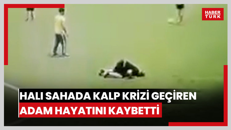 Halı sahada kalp krizi geçiren adam hayatını kaybetti: O anlar kamerada
