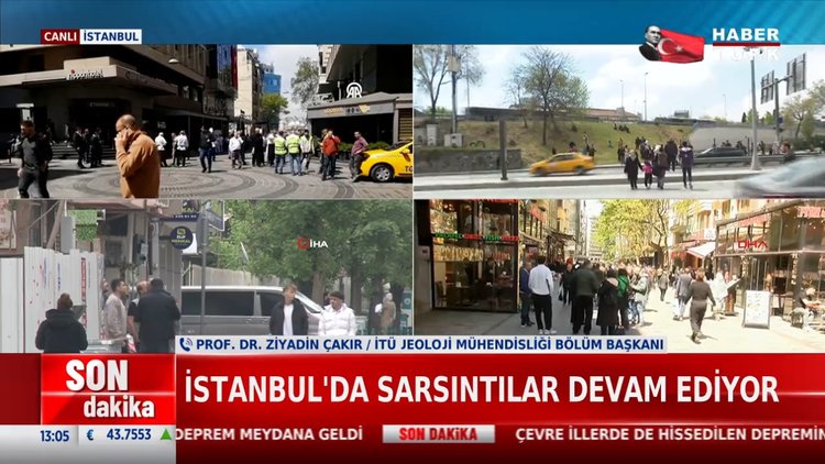 İstanbul'da büyük deprem