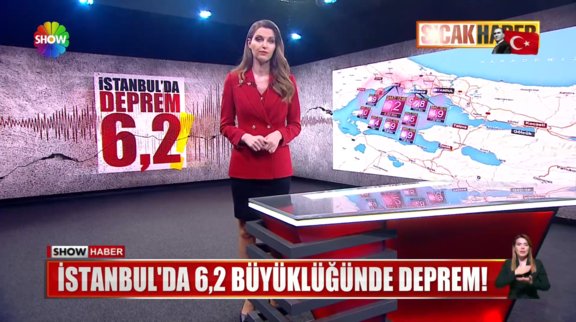 İstanbul'da 6,2 büyüklüğünde deprem!