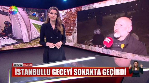 Deprem korkusu soğuk dinlemedi!