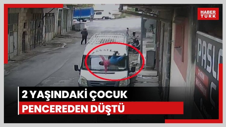 Pencereden çöpe düştü!