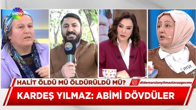 Halit'in kardeşi Yılmaz canlı yayında!
