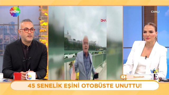 45 yıllık eşini otobüste unuttu!