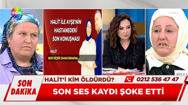 Halit'in son ses kaydı!
