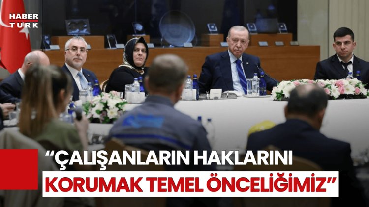 Erdoğan&#039;dan Beştepe&#039;de &quot;1 Mayıs&quot; Buluşması! &quot;Alın Teri Döken Kardeşlerime Şükranlarımı Sunarım&quot;