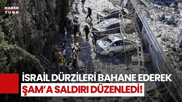 İsrail&#039;den Suriye&#039;ye Saldırı! Şam&#039;da Başkanlık Sarayı Yakını Vuruldu!