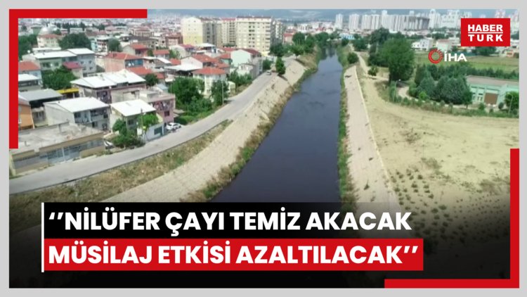 Bursa Büyükşehir kararlı; Nilüfer Çayı temiz akacak müsilaj etkisi azaltılacak