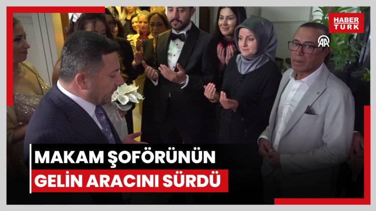 Nevşehir Belediye Başkanı Arı, makam şoförünün gelin aracını sürdü