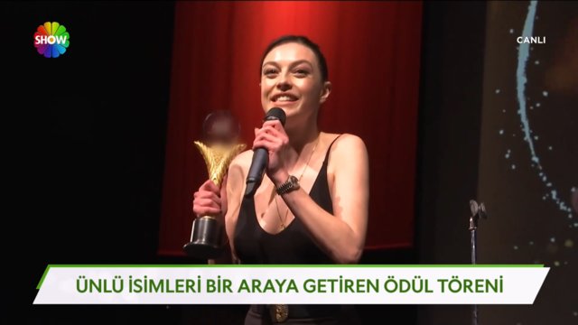 Ünlü isimleri buluşturan ödül töreni!