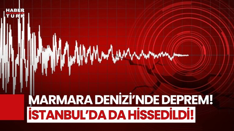 SON DAKİKA! Marmara Denizi&#039;nde 3,7 Büyüklüğünde Deprem!