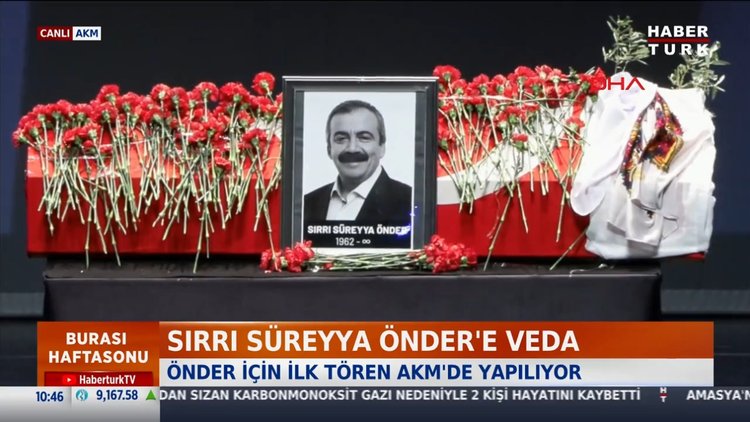 Sırrı Süreyya Önder'e veda