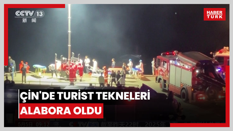 Çin'de turist tekneleri alabora oldu