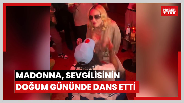 Madonna, sevgilisinin doğum gününde dans etti