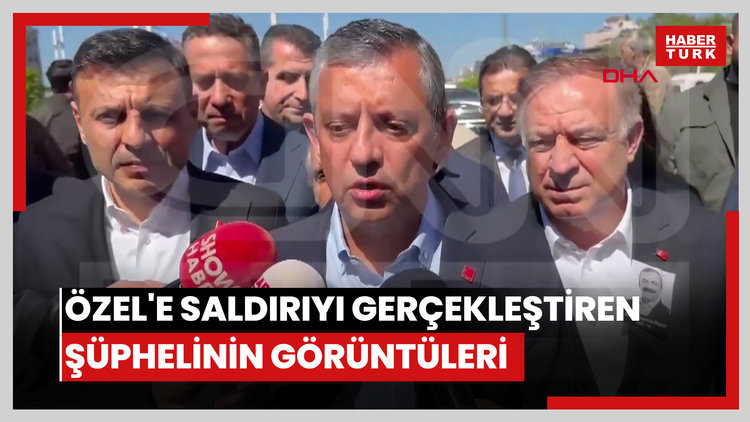 Özel'e yumruklu saldırıyı gerçekleştiren şüphelinin tören öncesi görüntüleri ortaya çıktı