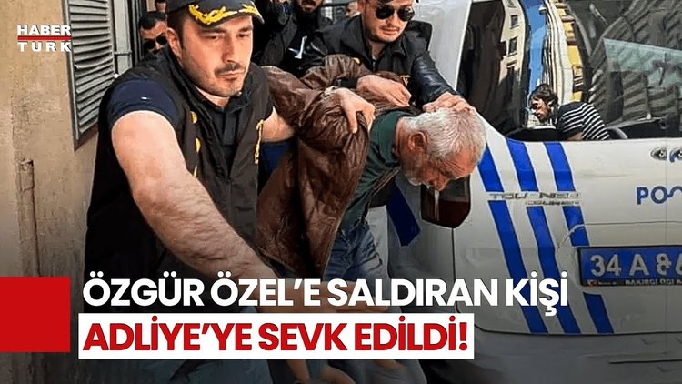 SON DAKİKA! Özgür Özel&#039;e Saldıran Kişi Adliyeye Sevk Edildi