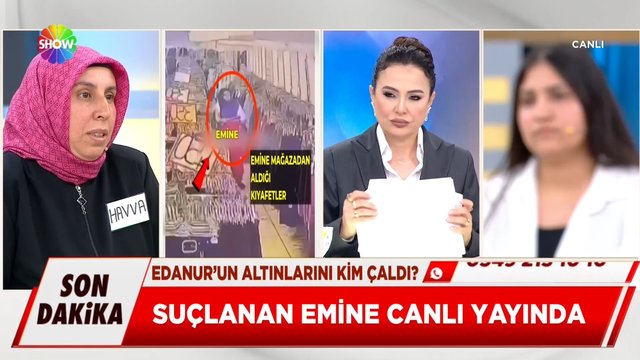 Hırsızlıkla suçlanan Emine'nin görüntüleri!