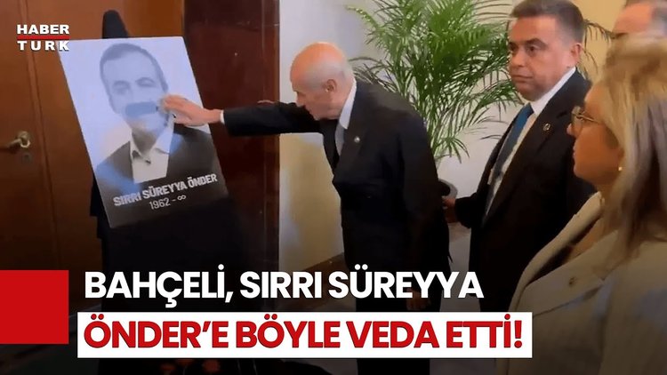 Bahçeli, Sırrı Süreyya Önder İçin Düzenlenen Taziye Programına Katıldı