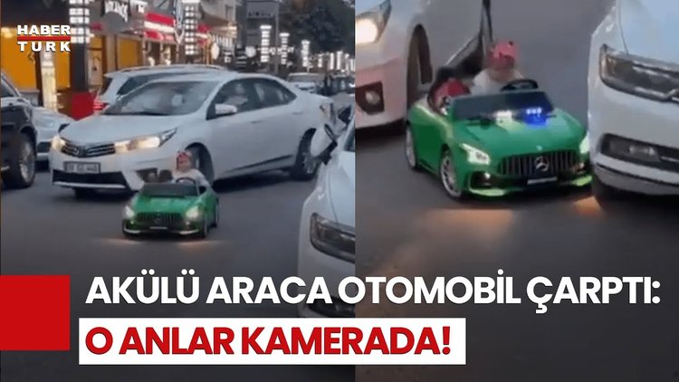Akülü Araçlı Çocuğa Otomobil Çarptı! Babadan Kazaya Dair Açıklama!