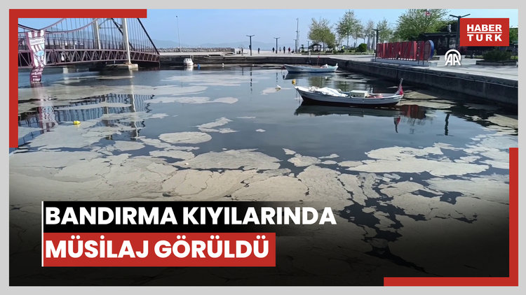 Bandırma kıyılarında müsilaj görüldü