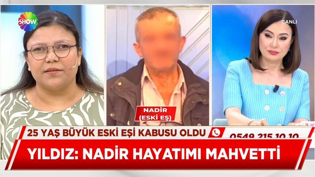 Eski eşi kabus oldu!