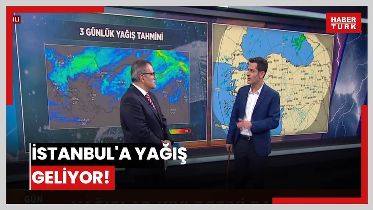 İstanbul'a yağış geliyor!