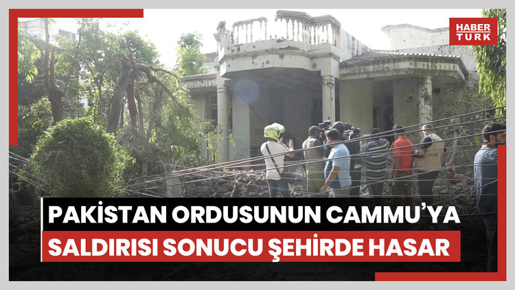 Pakistan ordusunun Cammu'ya saldırısı sonucu şehirde hasar meydana geldi