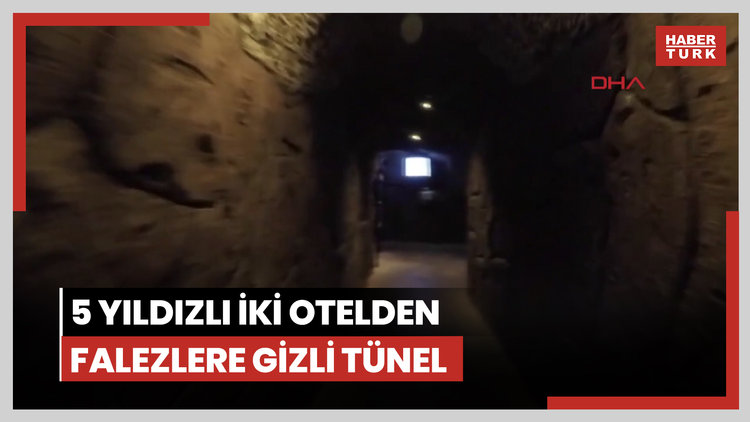 5 yıldızlı iki otelden falezlere gizli tünel