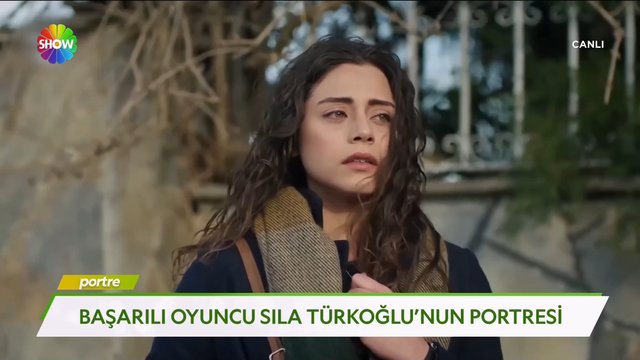 Başarılı oyuncu Sıla Türkoğlu'nun portresi!