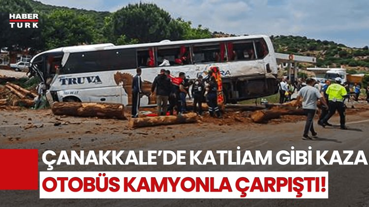 SON DAKİKA! Çanakkale&#039;de Zincirleme Kaza! 6 Ölü, Çok Sayıda Yaralı!