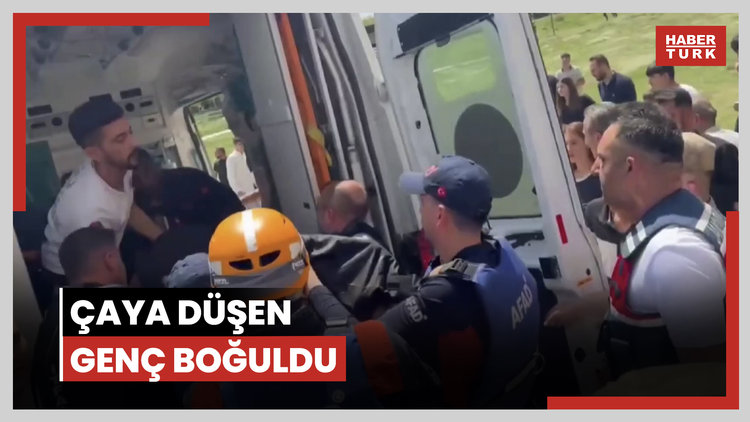Çaya düşen genç boğuldu