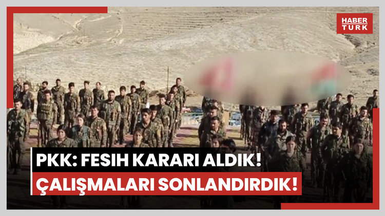 Silah bırakan PKK: Fesih kararı aldık! Çalışmaları sonlandırdık!
