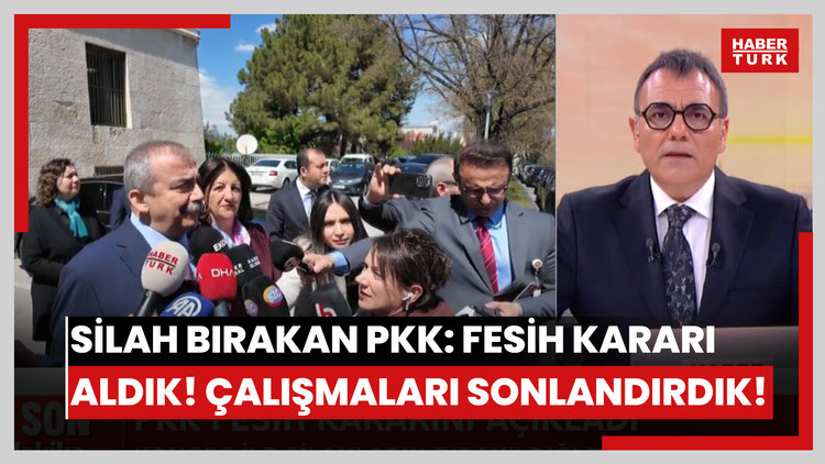 Silah bırakan PKK: Fesih kararı aldık! Çalışmaları sonlandırdık!