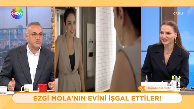 Ezgi Mola'nın evini işgal ettiler!