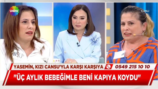Yasemin kızı Cansu'yla karşı karşıya! 