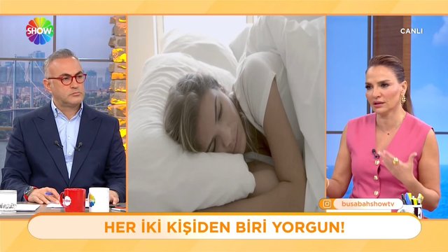 Her iki kişiden biri yorgun!
