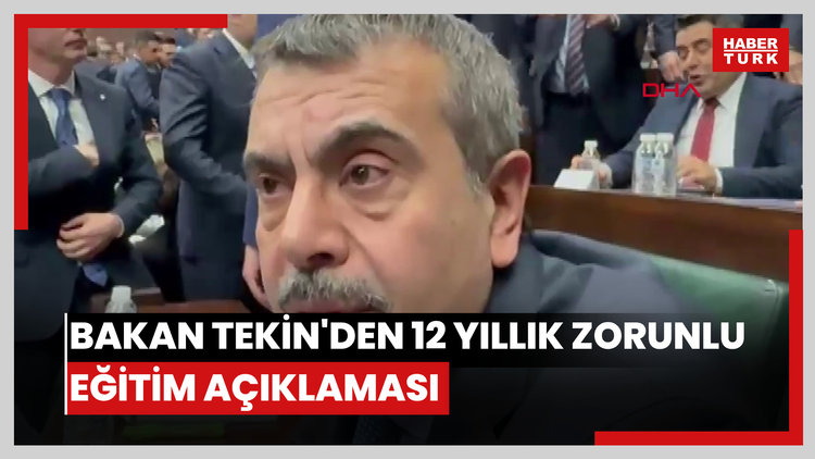 Bakan Tekin'den 12 yıllık zorunlu eğitim açıklaması