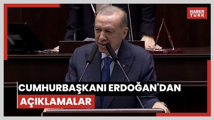 Cumhurbaşkanı Erdoğan'dan açıklamalar