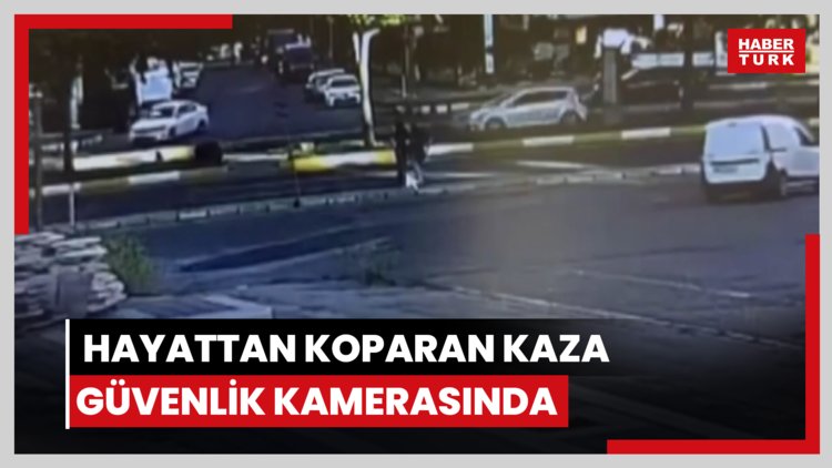 Diyarbakır'da lise öğrencisini hayattan koparan kaza güvenlik kamerasında